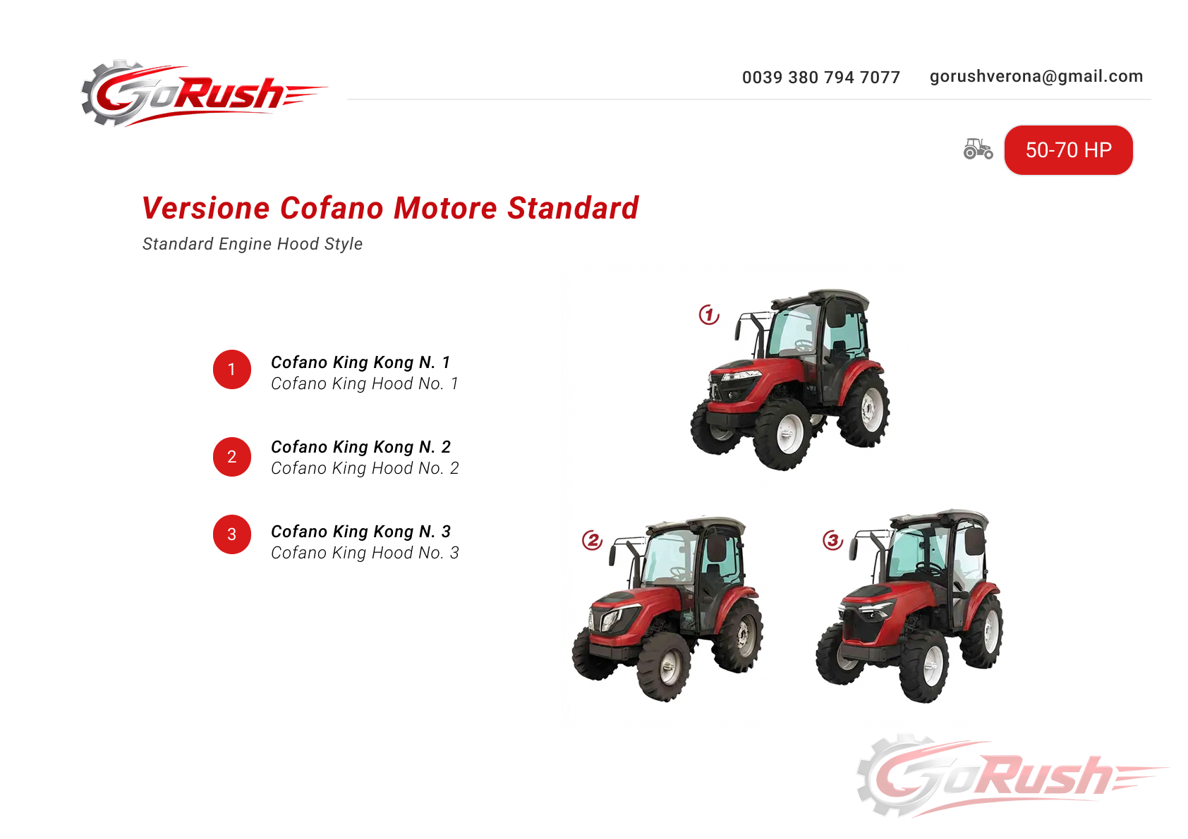Trattore 50-70 HP 4